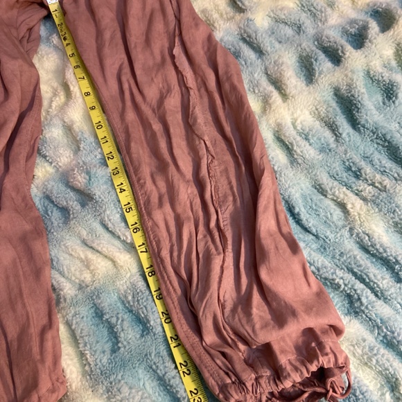 Free People Act Natural Shapeless Romper, old rose - Picture 9 of 12